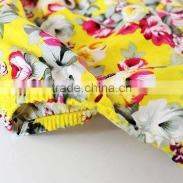 Off Shoulder Baby Girls Romper Kids Rose Flower Outfit Jumpsuit M7061301 photo-5