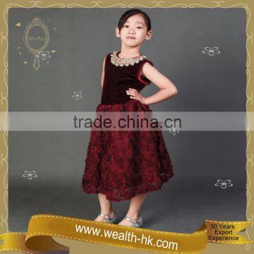 Elegant for girls kid Ball Gown Evening Costume Dresses
