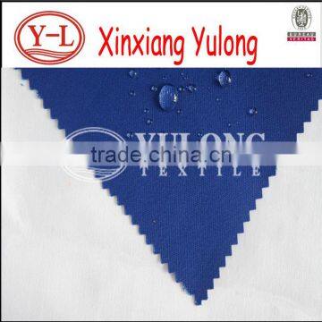 factory wholesale polyester stretch water repellent fabric for coverall with three proof finishing