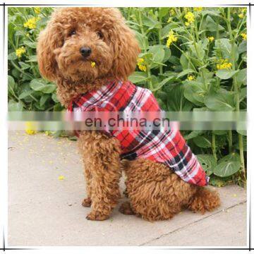 Wholesale Soft Casual Dog Plaid Shirt