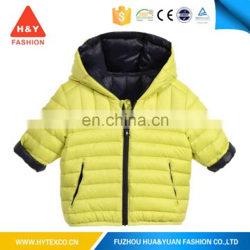 latest design oem outdoor warm new product padded jacket in children's jackets