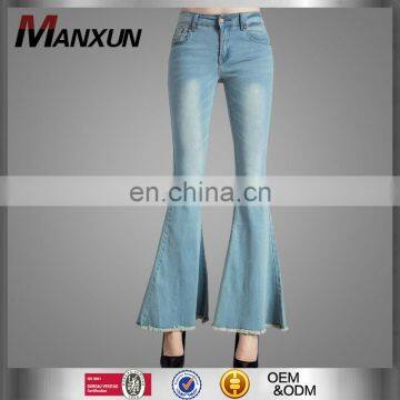 High Quality Women Bell Bottoms New Ladies Jeans Top Design