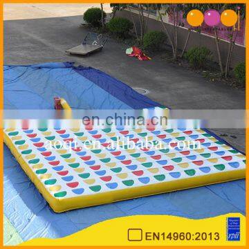 indoor party inflatable twister game family inflatable interactive twister mattress for adults