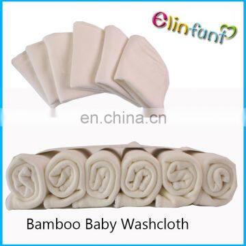 100% Bamboo Fiber Terry Washcloth Towel 25*25cm Baby Face Towel