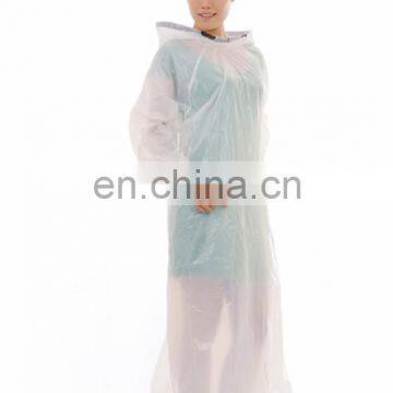 disposable cheap adult printed rain coat