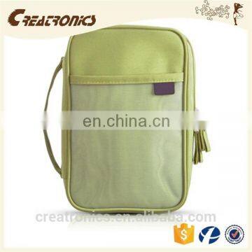 CR high quality control system good looking cute canvas cosmetic bag