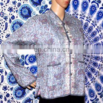 Winter Handmade Women's Coat Hand Block Print Jacket photo-2