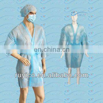 disposable nonwoven PP sauna gown