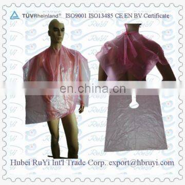 Disposable Plastic Hair Coloring Cape