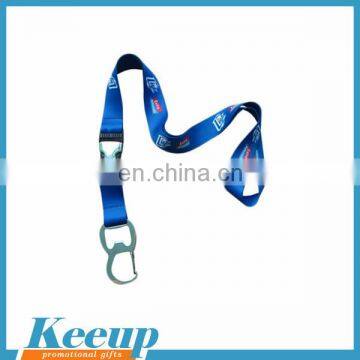 Custom logo lanyard with quick release safety breakaway buckles