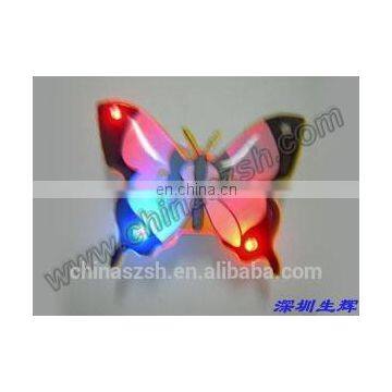 Give away logo printed flashing pins, hight quality, party supplies