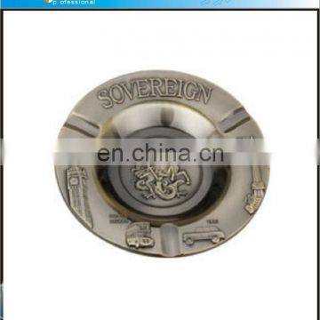 Tourist collectible SOVEREIGN ashtray custom for promotional gifts metal ashtray