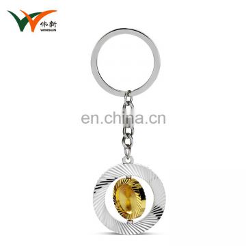 Factory direct sale casting metal souvenir coin pendant key chain