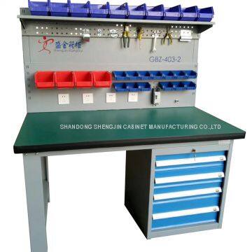 Heavy Duty steel Drawer workbench with panel garage tool cabinets