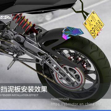 Spirit Beast Motorcycle Modified Universal Cool Fender Cover L1 photo-2