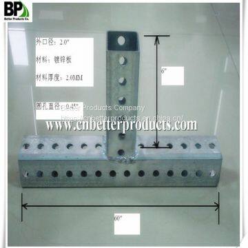 Galvanized or Powder Coated Square Sign Posts for Traffic Safety