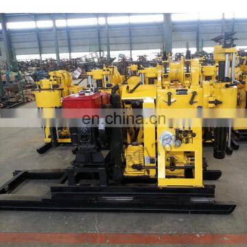 Trailer mounted electric water well drilling machine hydraulic hand fold water well rig