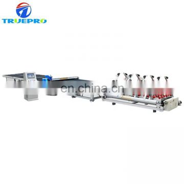 The full line glass cutting machine with loading parts