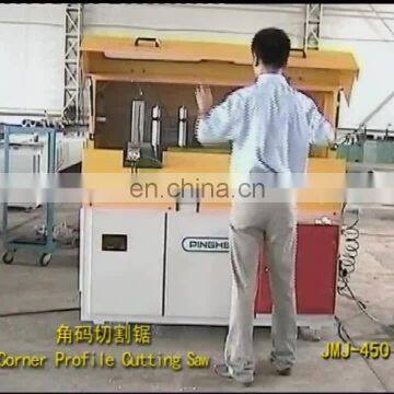 Made in China single head aluminum profile 90 degree angle cutting saw machine