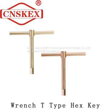 Non Sparking Wrench T Type Hex Key Tools