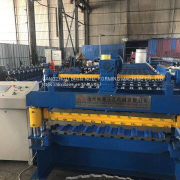 Professional Low Price Double Layer Roof Roll Forming Machine Tile Pressing Forming Machine photo-5