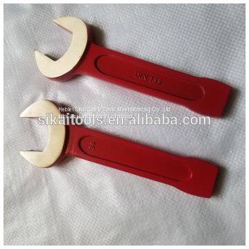 Hebei SIKAI Non-sparking wrench striking open 34mm Aluminum bronze red spray treatment