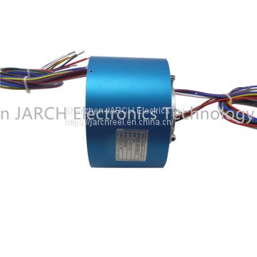 Thermocouple hollow shaft through bore size 80mm slip ring generactor