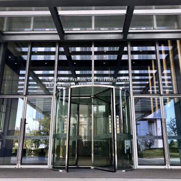 Crystal Automatic Revolving Door Three Wings Automatic Revolving Door