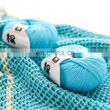 2019 China Factory Price 100% Cotton Baby Knitting Yarn for Hand Knitting photo-5