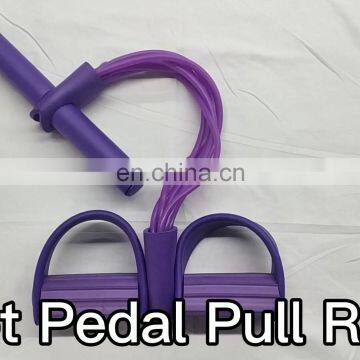 Wholesale Natural Rubber Latex Body Trimmer Yoga Pull Rope Foot Pedal Exerciser