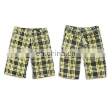 DiZNEW Fashion Cheap Cargo Summer Mens Short Pants Board Summer Shorts 100% Cotton Mens' Checkered Shorts photo-4