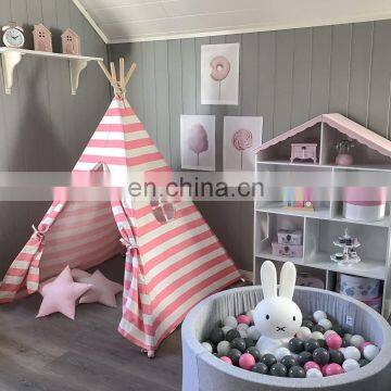 Stripe Pattern Kids Teepee Tent Children Play Tent Indian Kids Teepee Tent photo-2