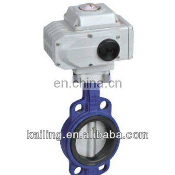 Electric actuator butterfly valve