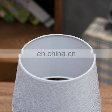 Western Style Vintage Cheap Price Barrel Shape Ceramic Base Office Desk Lamp for Home Decor photo-3