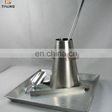 Steel concrete slump cone test set