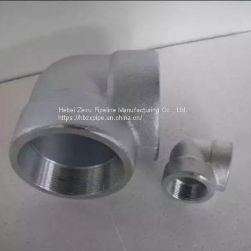 Forged socket 90° elbow