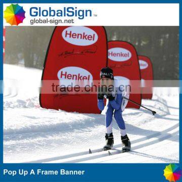 Shanghai GlobalSign advertising pop up a frame banners