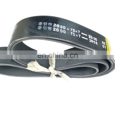 Rubber Flat Belt For Electric Cable(section 2000x75x7)