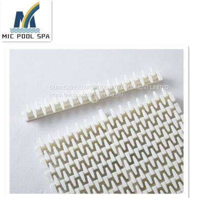 Factory Supply Cufflinks Type Swimming Pool Gutter Drain Grating Three Holes Gutter Overflow Cover photo-4