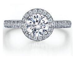 Surround Set Diamond Rings