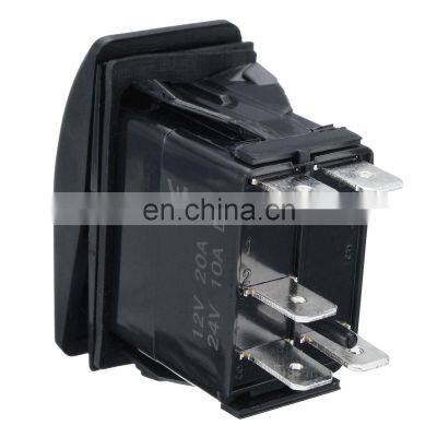 1 Pcs 12V 20A Car Boat 5-Pin Rocker Switch Orange LED SPST ON-OFF Light Bar Waterproof photo-4