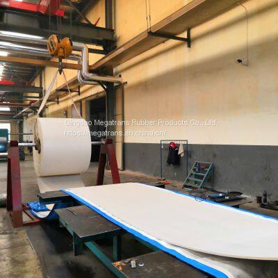 High  Quality white Textile flat chevron conveyor belt steel cord conveyor belt rubber  conveyor belt for mining