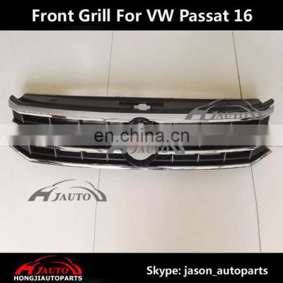 Front Bumper Radiator Grille With Chrome Trim For VW Passat 2016 561853653C