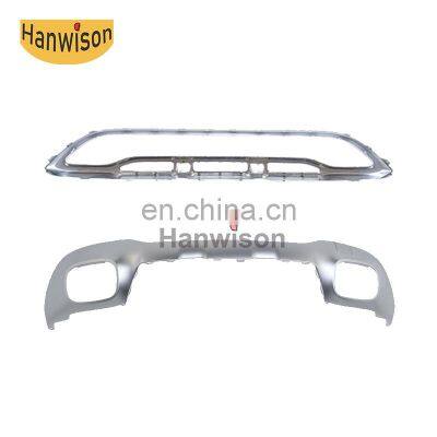 Car front rear Chrome molding bumper trim grille for Mercedes benz W156 CLA 2017-2019 1568858200 1568851400 Car Bumper