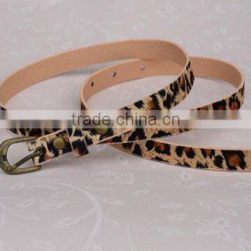 Woman fashion leopard fabric belt for cloth