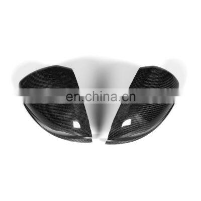 C-Class W205 Carbon Fiber Side Rear View Mirror Cover 2Pcs For Mercedes Benz 14-15 Lhd Only photo-4