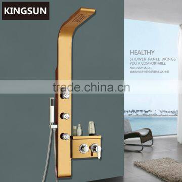 Bathroom Accessory Shower Column Thermostatic Stainless Steel Shower Panel