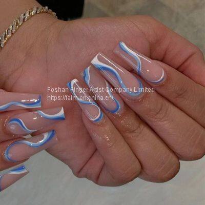 Blue Style Wearable Nail Patch