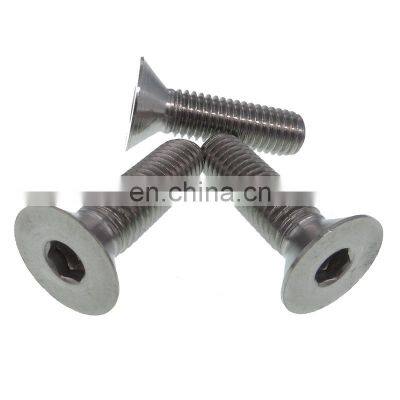 stainless steel DIN7991 Hex socket countersunk head screws