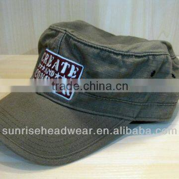 custom high quality washed military style hats